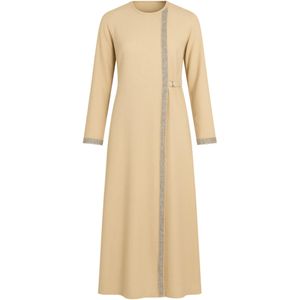 fashionshowcase Jurk 'Leila-Ferace'  beige