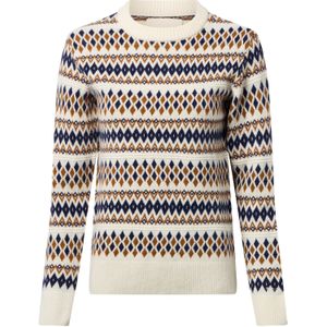 Gebreide pullover met ribboorden, model 'FAIRISLE'