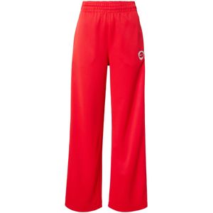 Nike Sportswear Broek  rood / wit