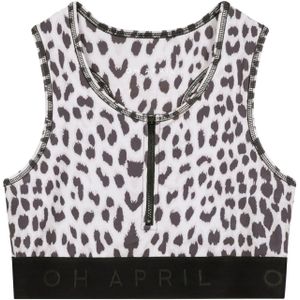 OH APRIL Top 'Taylor'  grijs / zwart