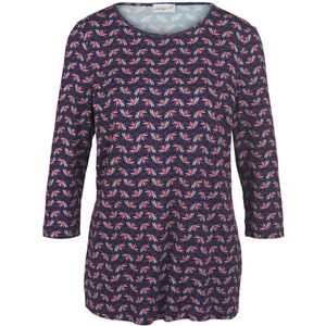 Goldner Shirt  navy / lila