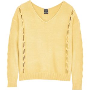 MADELEINE Trui  lichtgeel