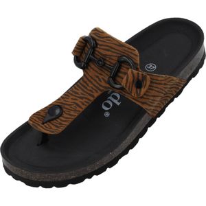 Palado Teenslipper 'Kos'  bruin / zwart