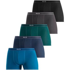 Boxershorts - Blauw - Nauwsluitend - Logo-opschrift