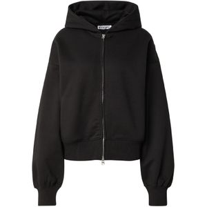 WEEKDAY Sweatvest 'Yoshi'  zwart