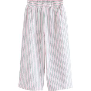 Next Broek  groen / rosa / wit