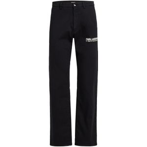 Karl Lagerfeld Chino 'Rue St-Guillaume'  geel / zwart