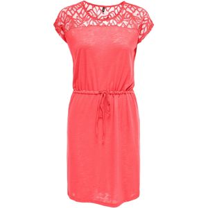 ONLY - ONLSINDY - Jurk - Watermeloen Rood - Korte Lengte