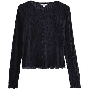 Next Gebreid vest  navy