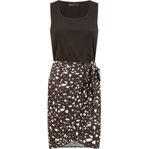 Mela London Jurk  zwart / wit