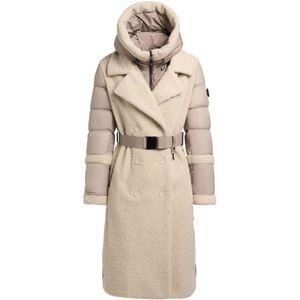 khujo Wintermantel 'Kalmia'  beige / wolwit