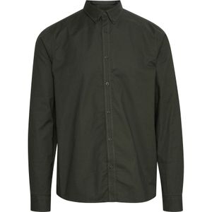 !Solid Overhemd 'Val'  donkergroen