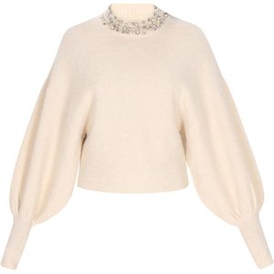 faina Oversized trui  crème