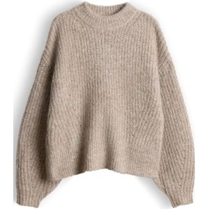 OPUS Oversized trui 'Paliet'  taupe