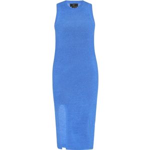 faina Gebreide jurk 'Fashion Look'  royal blue/koningsblauw