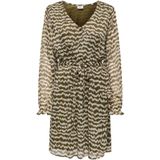 Jdyisabella - Korte Jurk - Mini-lengte - V-Hals - Lange Mouwen - Regular Fit