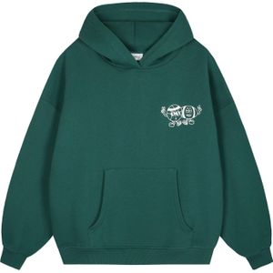 Sweatshirt - Capuchon - Sweatstof - Losse Pasvorm - Lange Mouw - Motiefprint