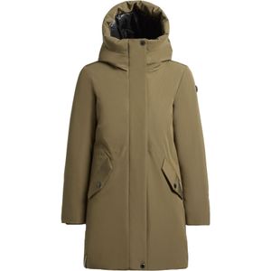 khujo Wintermantel 'Diance'  olijfgroen