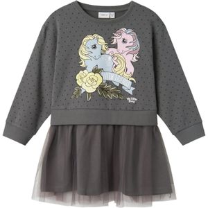 Jurk - NMFJOSE - Sweatstof - Kort/Mini - Lange Mouw - Motiefprint