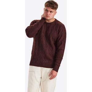 Dxnmxrk Trui 'DXDiego'  donkerbruin