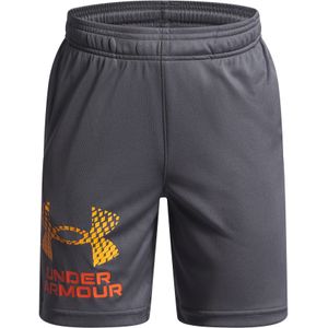 UNDER ARMOUR Sportbroek 'Tech'  geel / donkergrijs / donkeroranje