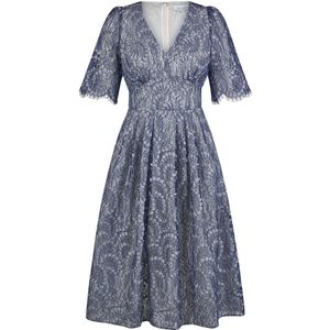KLEO Cocktailjurk  duifblauw