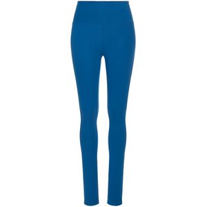 Lascana Legging - Royalblauw - Met Brede Boord - Logoprint