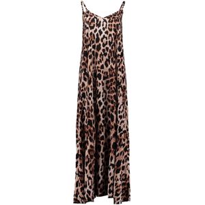 Hailys Jurk 'Nu44ala'  beige / bruin / lichtbruin / zwart