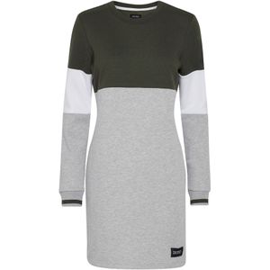 Oxmo Jurk 'OMILA'  grijs / groen / wit