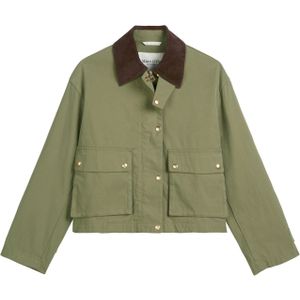 Marc O'Polo Tussenjas  bruin / olijfgroen