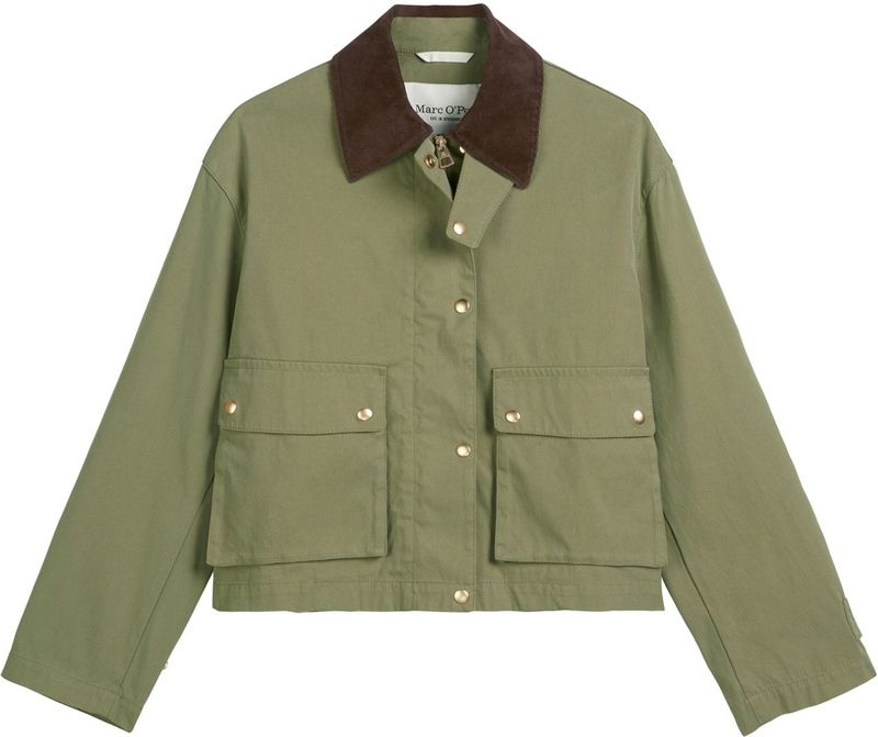 Marc O'Polo Tussenjas  bruin / olijfgroen