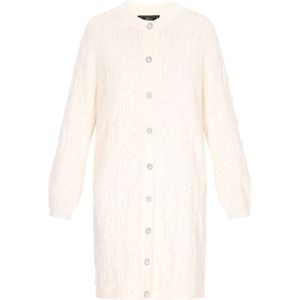 faina Gebreid vest  offwhite