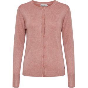 Oxmo Gebreid vest 'Hlin'  rosa