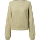 Gebreide pullover met ronde hals, model 'Pemine'
