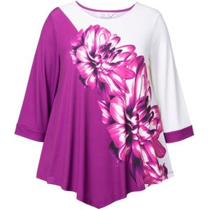 MIAMODA Shirt  lila / wit