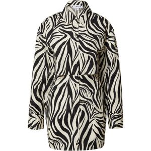 EDITED Blousejurk 'Chalyse'  zwart / offwhite