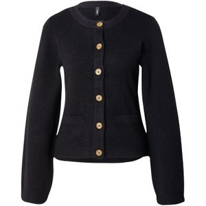 ONLY Gebreid vest 'ONLIBI ELLA'  zwart