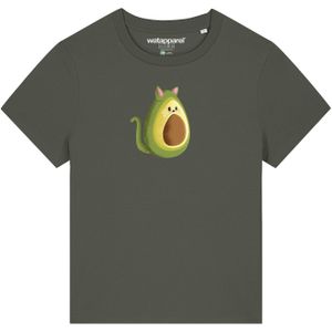 Watapparel Shirt ' Avocato '  bruin / groen / kaki