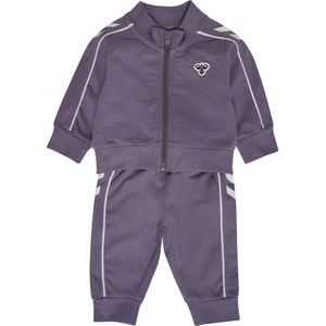 Hummel Joggingpak  donkerlila / wit