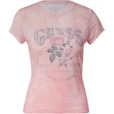 GUESS Shirt  smoky blue / donkergroen / rosa / rosé
