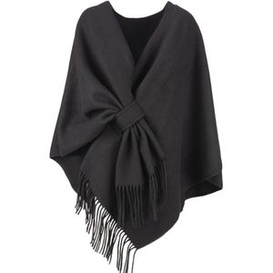 Seasons of April Cape ' ANDREA CAPE '  zwart