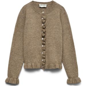VERO MODA Gebreid vest 'AWSidra'  taupe