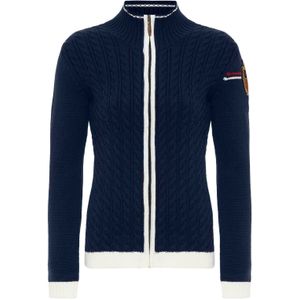 Williot Gebreid vest  navy / wit