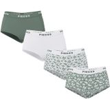 PIECES Broekje  groen / wit