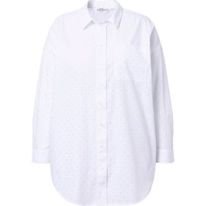 Studio Untold Blouse  zwart / offwhite