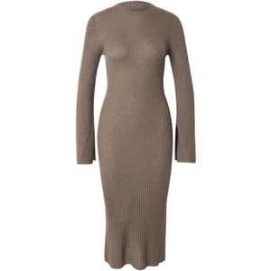 Lindex Gebreide jurk 'Ally'  bruin