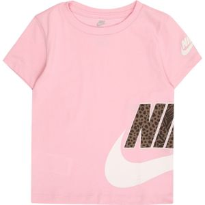 Nike Sportswear Shirt  bruin / donkerbruin / rosa / wit