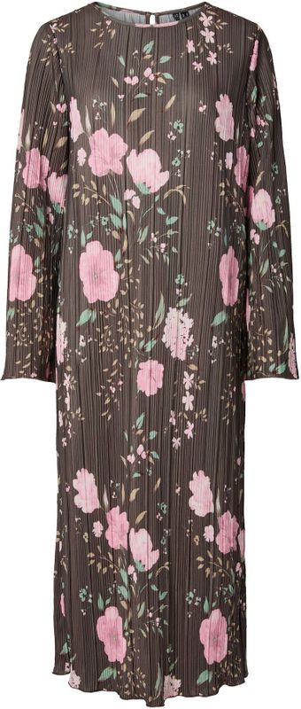 Pcamber - Plisse Maxi-jurk - Midi-lengte - Regular Fit