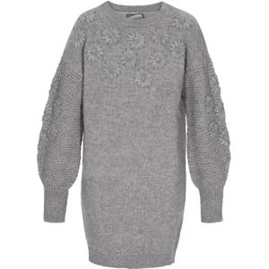 DreiMaster Vintage Gebreide jurk  grijs