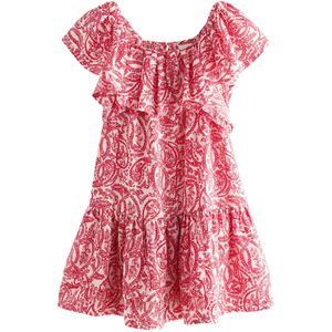 Next Jurk  rood / wit